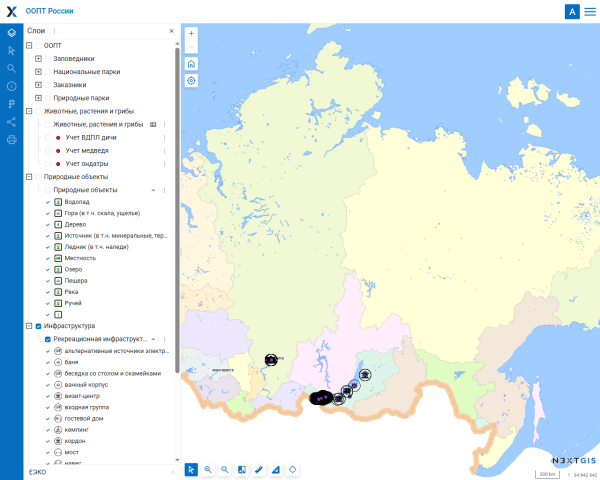 ������ ���������� ��� ���� ������ https://ooptspace.nextgis.com